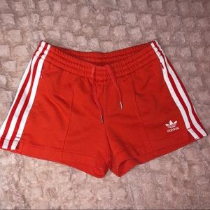 Red Adidas Soccer Shorts